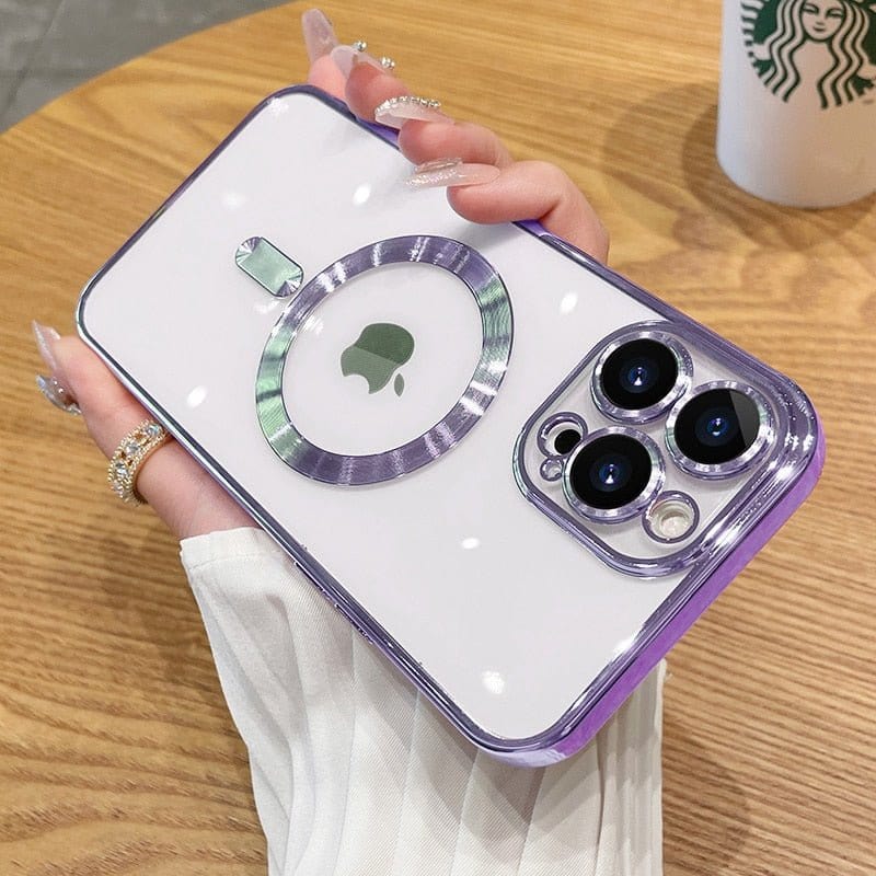 ÆLECTRONIX 12 Pro / Purple Soft Silicone Case For iPhone