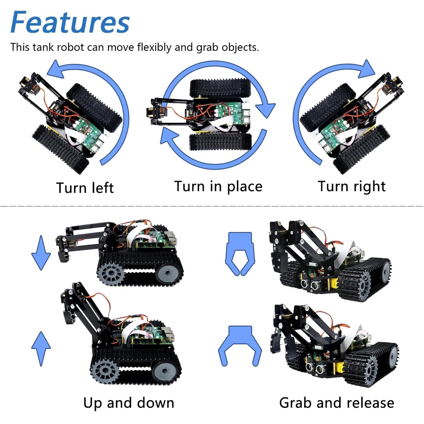 ÆLECTRONIX FREENOVE Robot Kit With Line Tracking