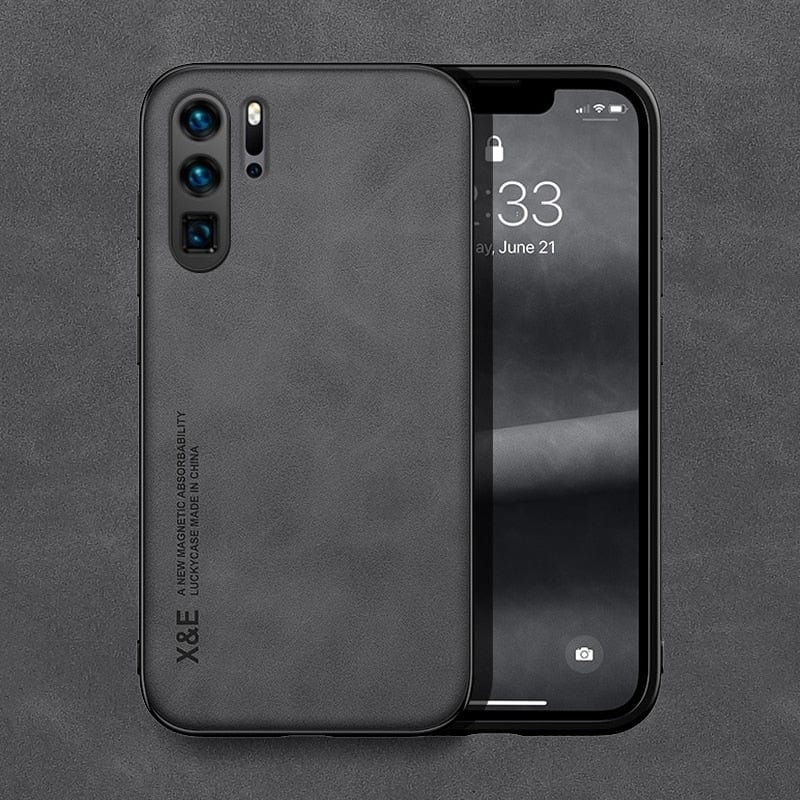 ÆLECTRONIX Leather Magnetic Case For Huawei P30