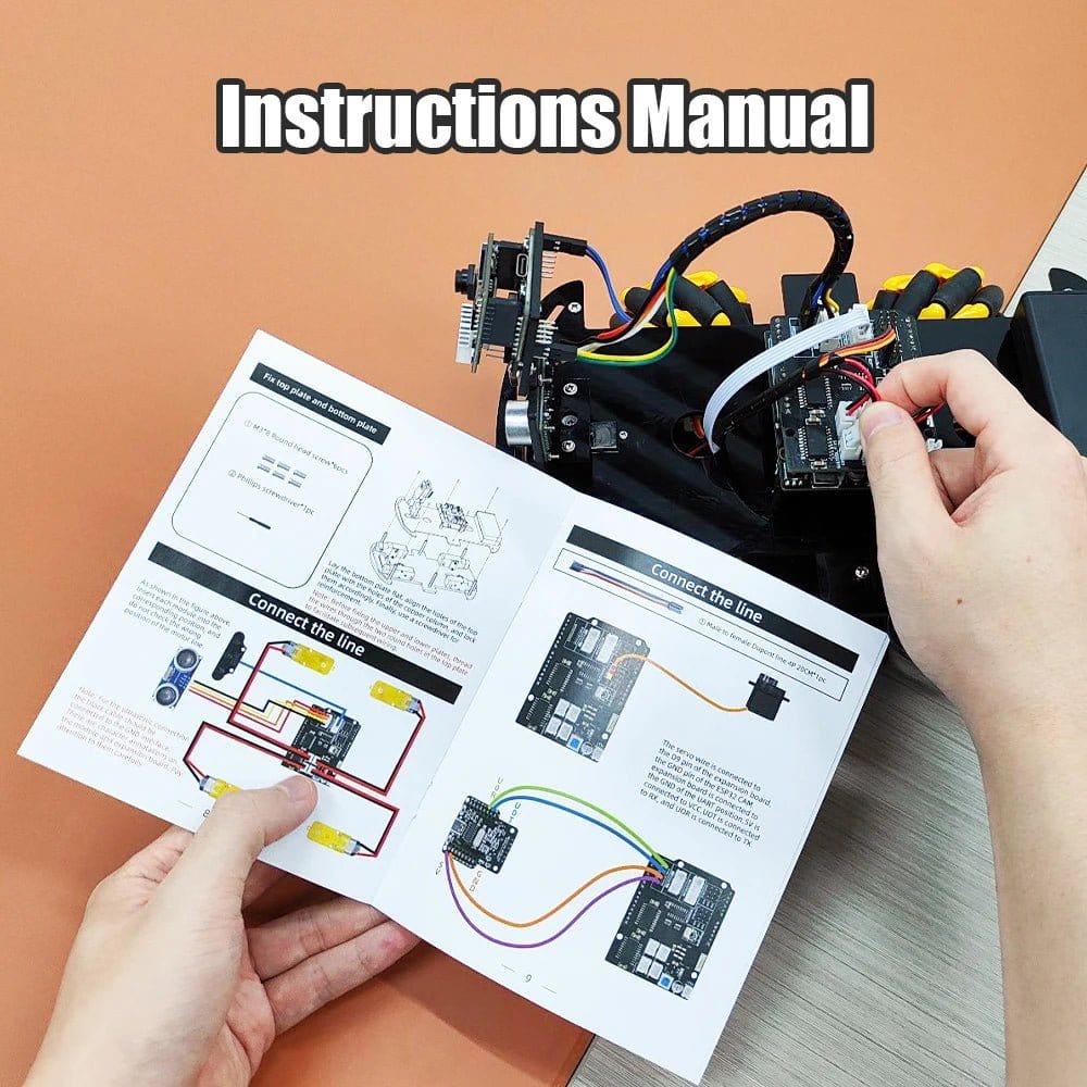 ÆLECTRONIX Robot Starter Kit For Arduino Programming with ESP32 Camera