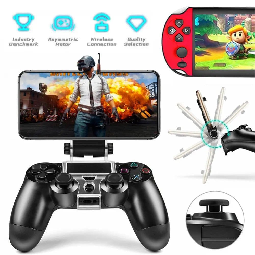 ÆLECTRONIX Holder For PS4 DualShock4 Controller For iPhone/Android