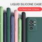 Liquid Silicone Phone Case For Xiaomi Redmi Note 10