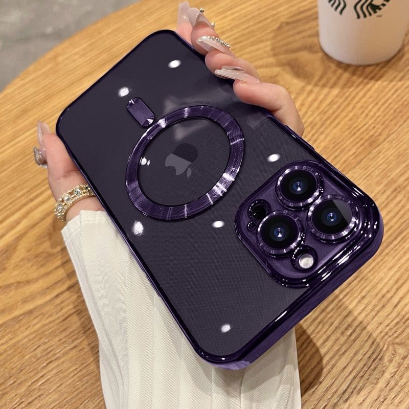 ÆLECTRONIX 12 Pro / Dark Purple Soft Silicone Case For iPhone