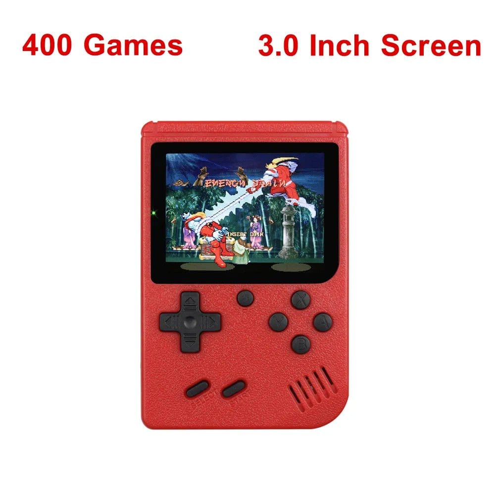 ÆLECTRONIX 3.0 Red only Console Retro Portable Mini Handheld Console With 400 Games Built-in