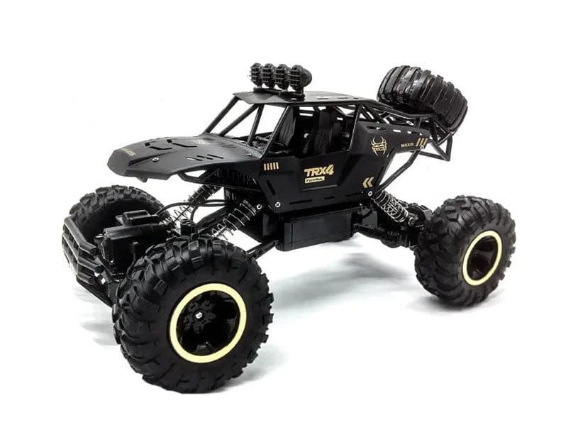 ÆLECTRONIX Black 1B Metal 1:12/1:16 4WD RC Car With Led Lights