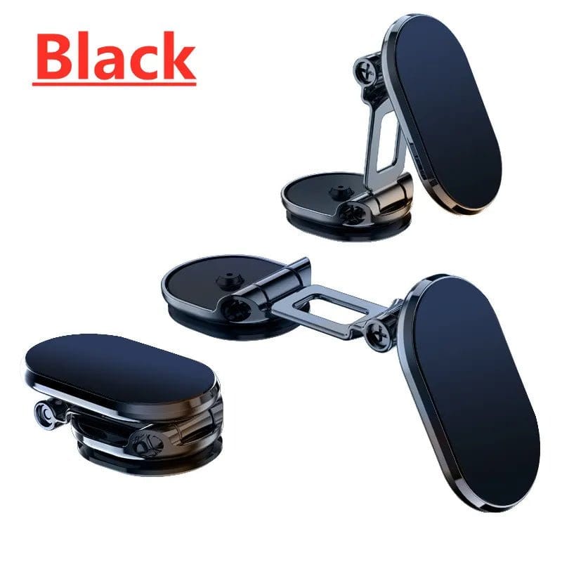 ÆLECTRONIX Black Rotatable Magnetic Car Smartphone Holder