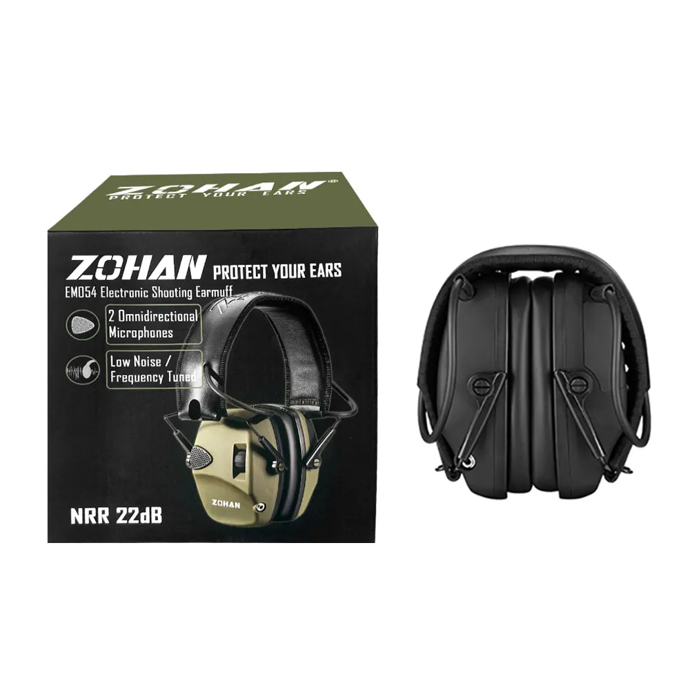 ÆLECTRONIX Black ZOHAN Anti-Noise Ears Protection