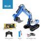 ÆLECTRONIX Blue HUINA 1558 1:18 RC Excavator