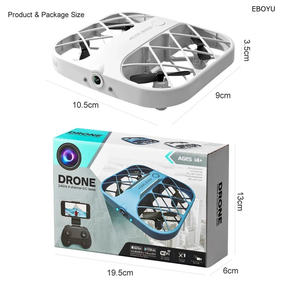 ÆLECTRONIX CONUSEA H107 Mini Drone 8K/4K Quadcopter with Camera