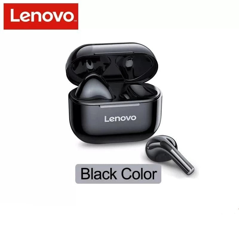 ÆLECTRONIX Lenovo Black Color Lenovo LP40 TWS Wireless Earphone