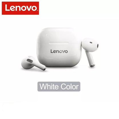 ÆLECTRONIX Lenovo White Color Lenovo LP40 TWS Wireless Earphone