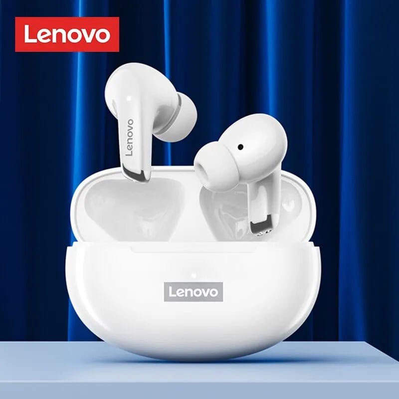ÆLECTRONIX LP5 White Lenovo LP5 Wireless Waterproof Headphones