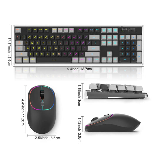 ÆLECTRONIX MageGee Wireless Gaming Keyboard and Mouse Combo