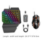 ÆLECTRONIX MIX Master One Handed Gaming Keyboard And Mouse Set for PS3/PS4/PS5/Xbox ONE/Switch/PC