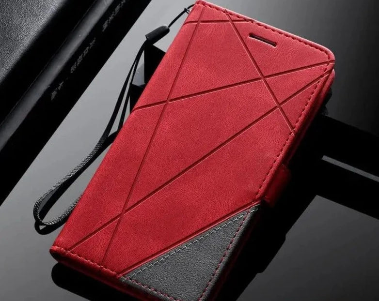 ÆLECTRONIX Red / Galaxy S24 Ultra Samsung Galaxy S10/S21/S22/S23 Flip Case