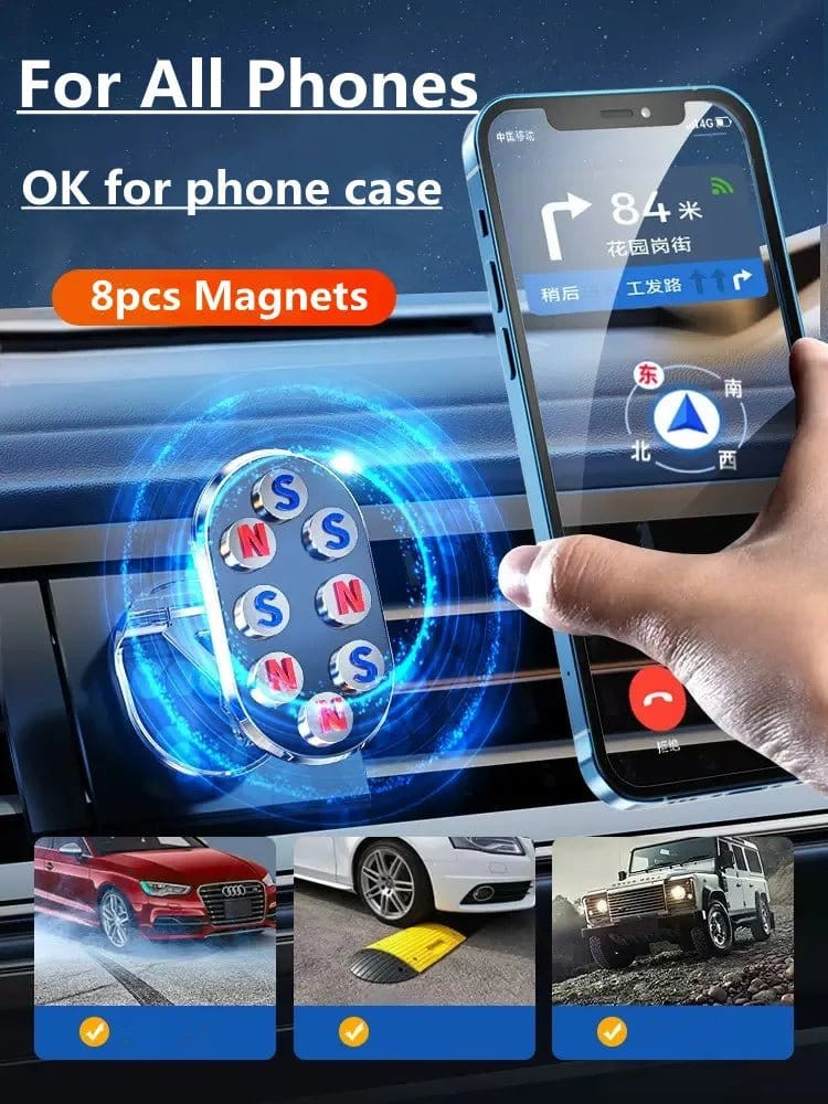 ÆLECTRONIX Rotatable Magnetic Car Smartphone Holder