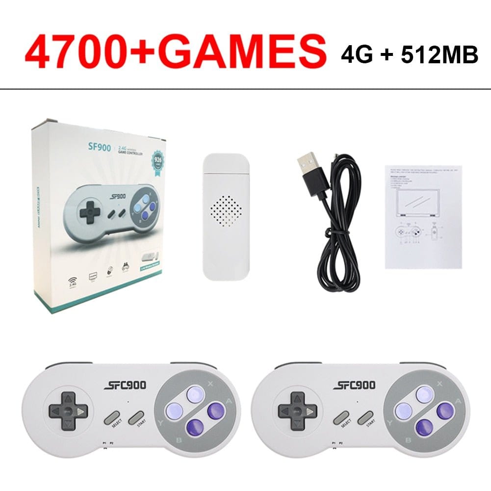 ÆLECTRONIX SF900 Retro Game Console with 4700+ Classic Games Built-in