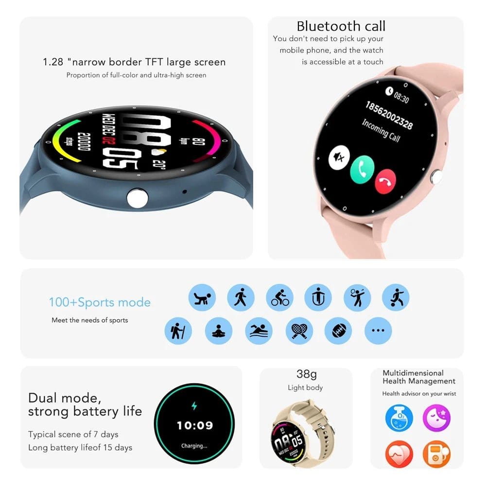 ÆLECTRONIX Smart Watch AMOLED Display