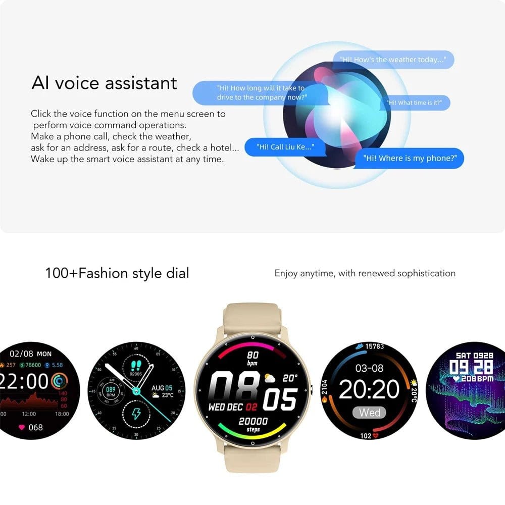 ÆLECTRONIX Smart Watch AMOLED Display