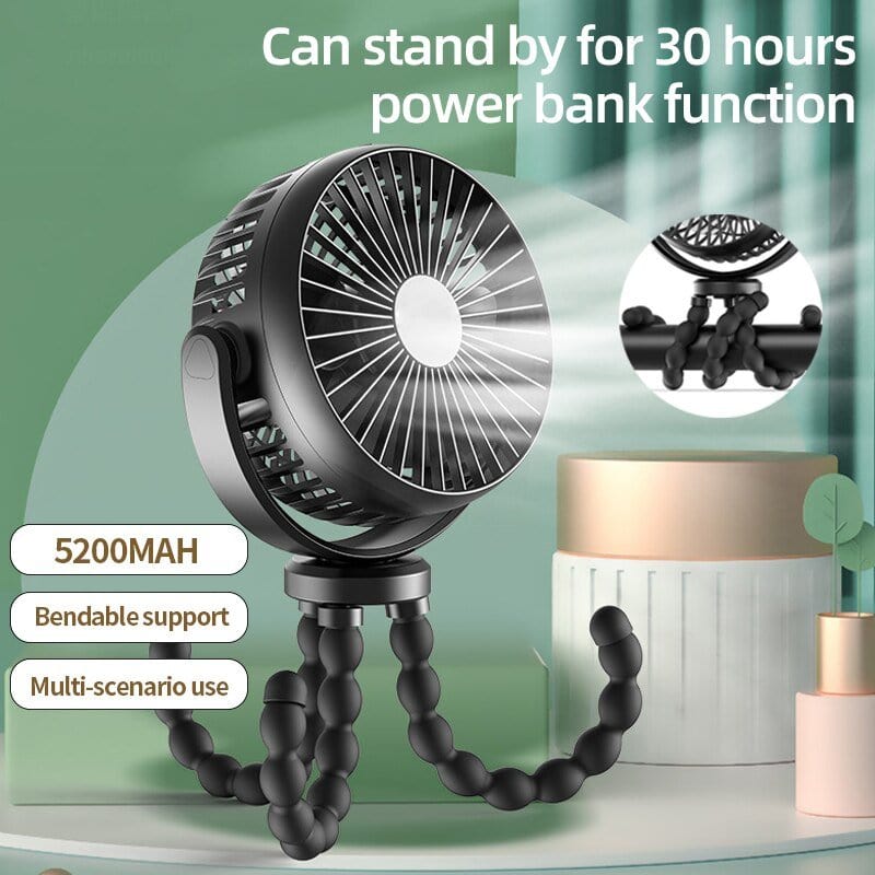 ÆLECTRONIX USB Desktop Folding Fan