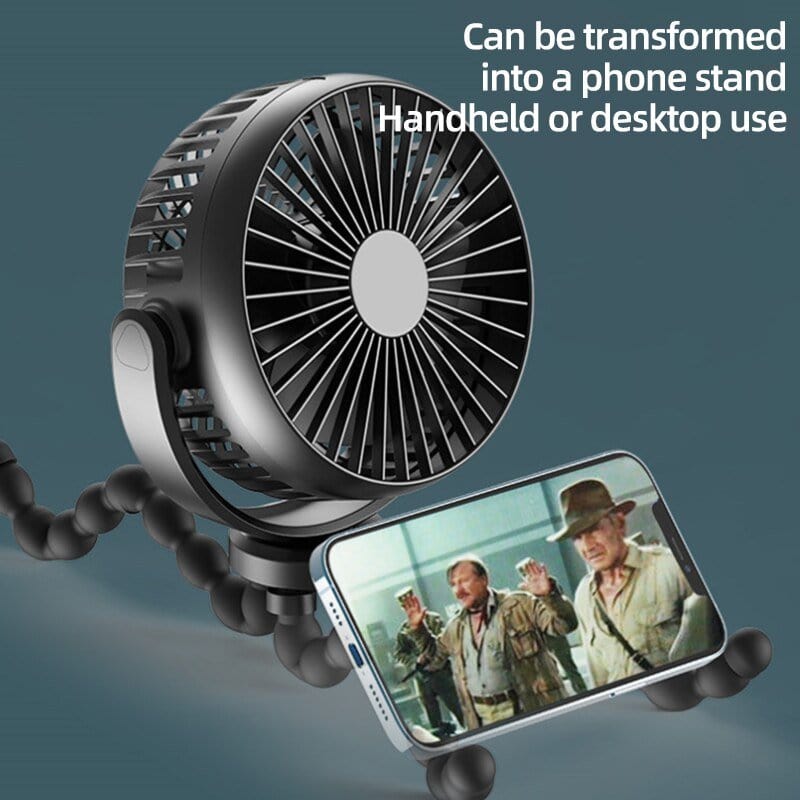 ÆLECTRONIX USB Desktop Folding Fan