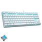 ÆLECTRONIX White(Blue) MageGee Mechanical Gaming Keyboard Wired