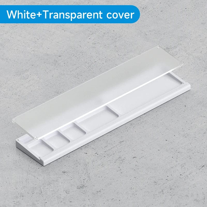 ÆLECTRONIX White Transparent HAGIBIS Keyboard Wrist Rest Pad