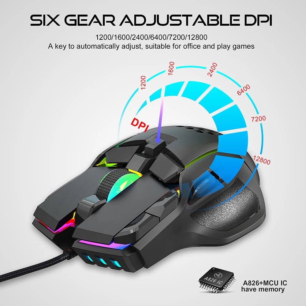 ÆLECTRONIX Wired Gaming Mouse 10 Buttons